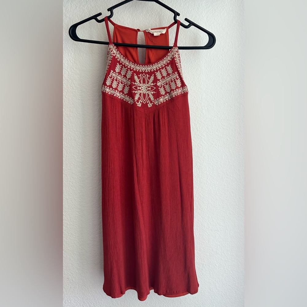 Summer Dress, Color-Coral, Brand-Onetheland, Size Small, Never worn